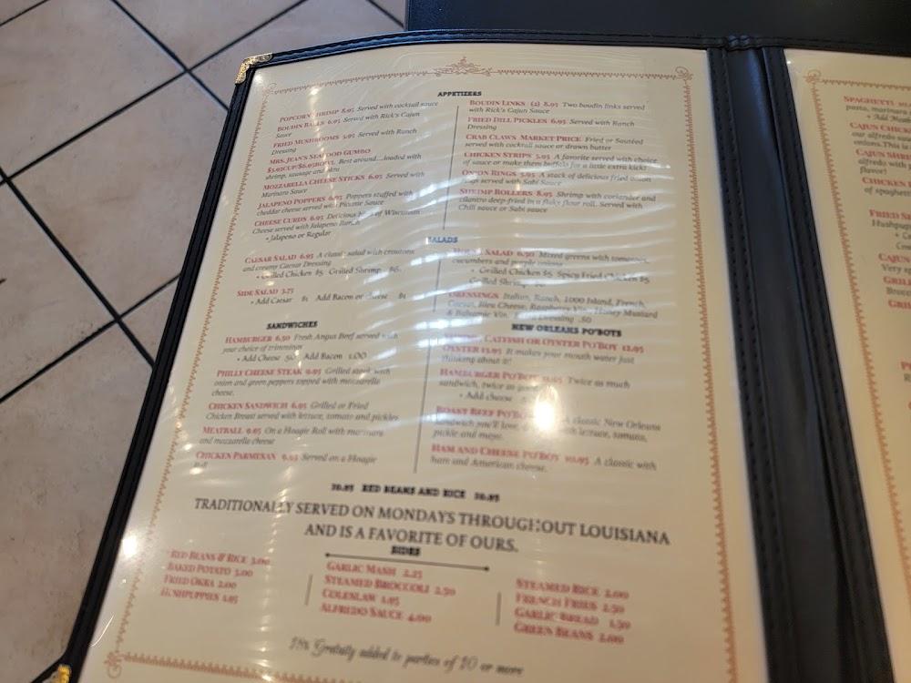 Rick's Crossroads Grill Menu image 4
